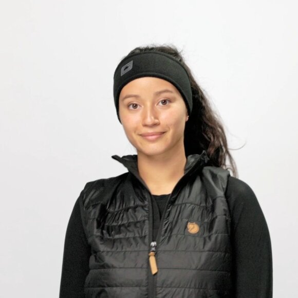 Double-Layer Fleece Headband for Cold Weather Activities - One Size